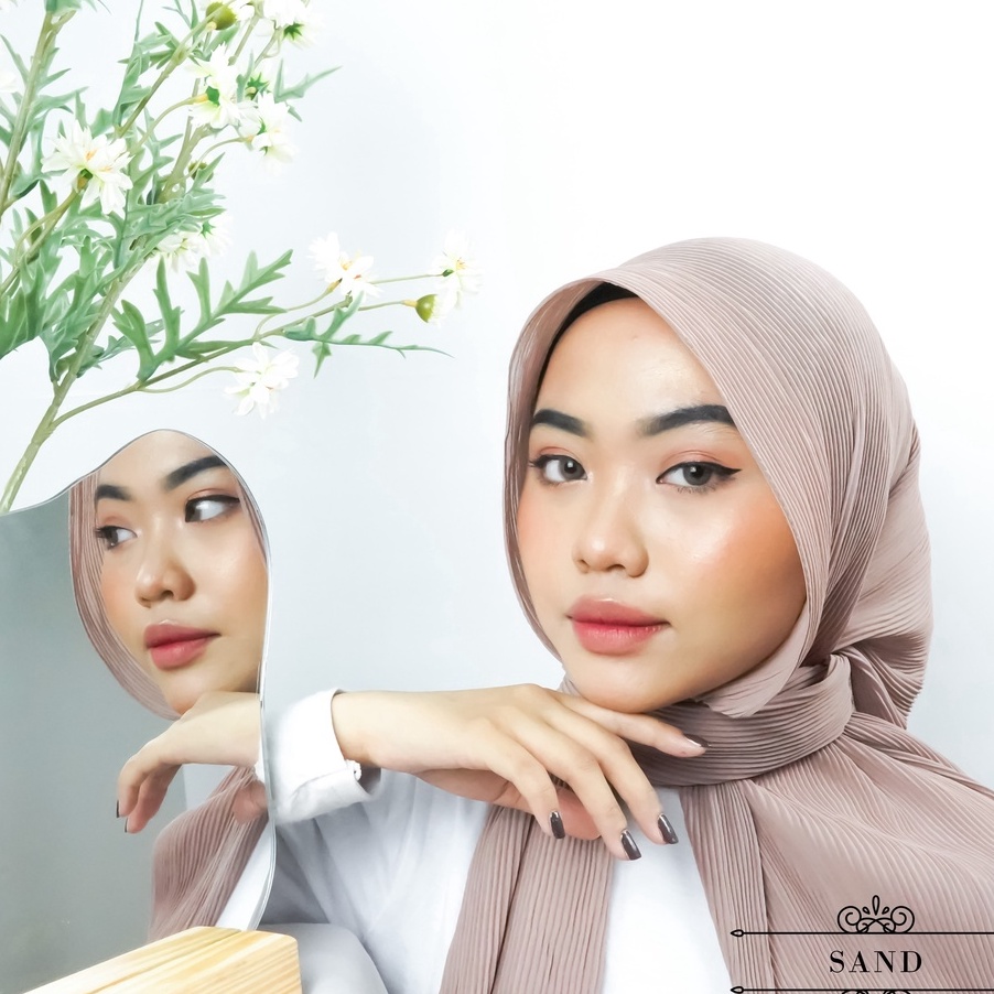 Baru Pashmina Plisket Full 180x75 / Premium Pasmina Full Plisket 180 x 75 Babydoll Lidi Pleated Shaw