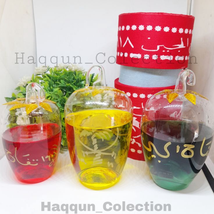 Apel Jin Cair Atau Apel Cepuk Daun Ganjil Varian Warna Hitam Biru Hijau Merah dan Kuning