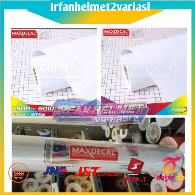skotlet maxdecal putih kilap dan putih dof skotlet terlaris