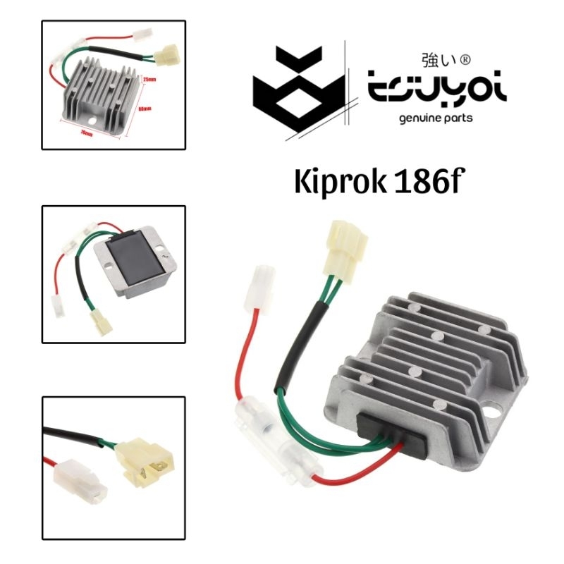 KIPROK 186F UNTUK GENSET 5 KVA MODEL SOLAR