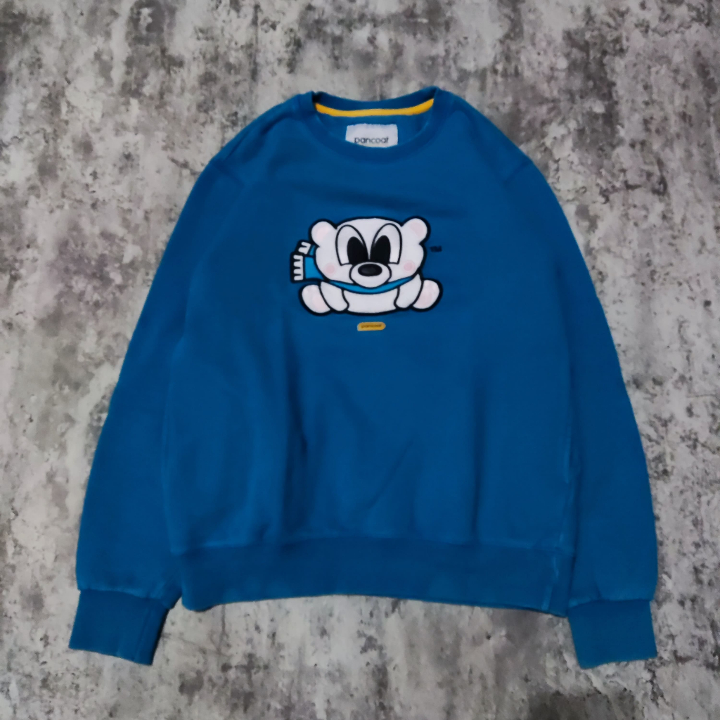 CREWNECK By PANCOAT BERUANG SECOND BLU262