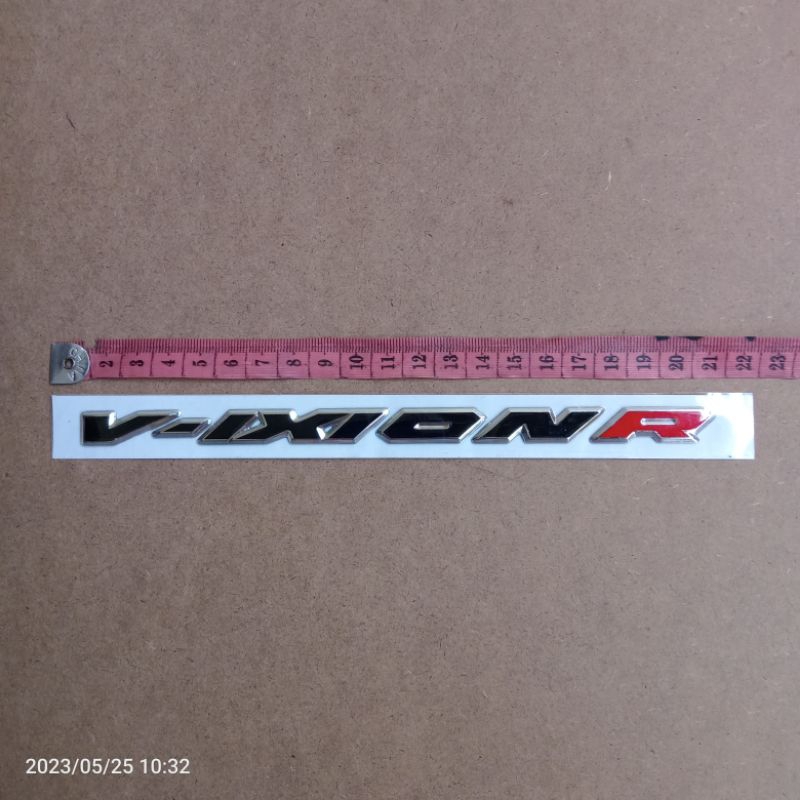 emblem VIXION R ori, emblem timbul yamaha VIXION R ori