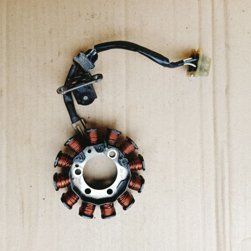 SPUL SPULL SPOL SPOOL STATOR ASSY SUPRA X125 HELM IN INJEKSI BLADE NEW KYZ ORIGINAL
