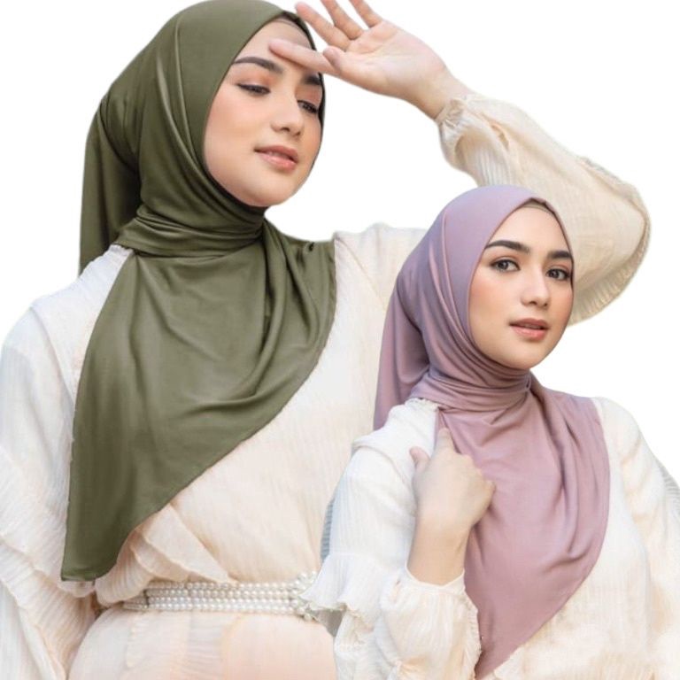 ☄️NEW✨ hijab instan segita citra Kirana terbaru bahan Jersey premium