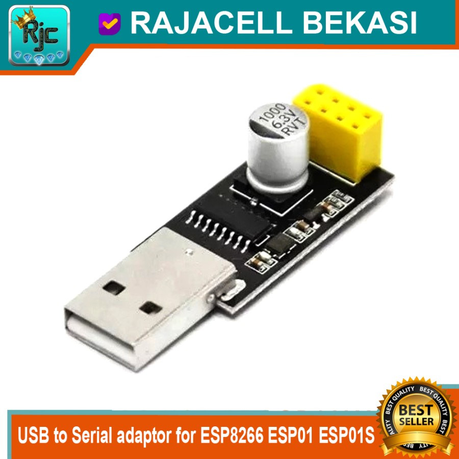 USB to Serial adaptor for ESP8266 ESP01 ESP01S USB TTL UART
