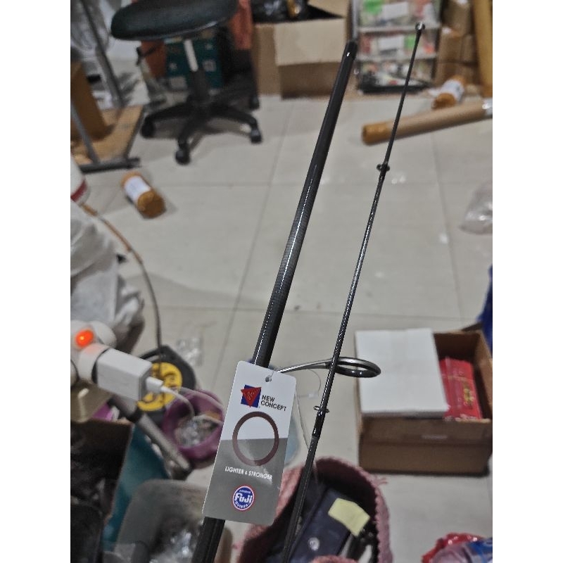 joran pancing daiwa koi x 602 180 cm carbon ring fuji