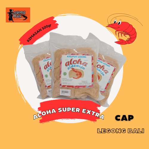 

Legong Bali Kerupuk Krupuk Udang Aloha Sidoarjo Super Extra 500 gr