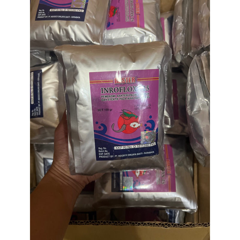 BOSTER INROFLOXS 25% 100 gr serbuk