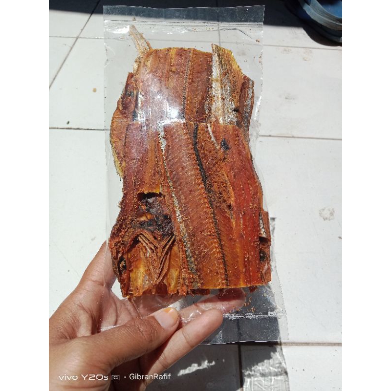 

Dendeng Ikan Layur Rasa Sedep Manis Kemasan 100gram