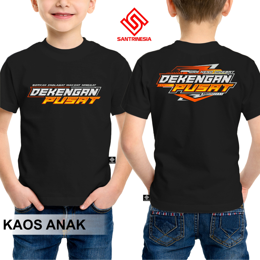 Santrinesia Kaos Anak Dekengan Pusat Viral Dekengane Pusat Gus Iqdam ST Nyell Bahan Katun Combed