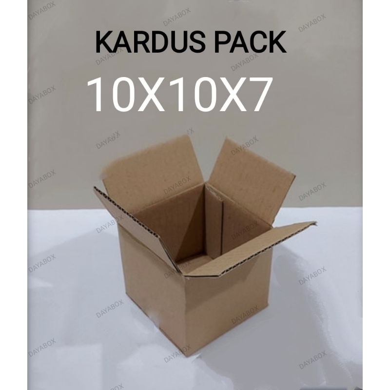 

PROMO BOX UK 10x10x7 CM SINGEL WALL KARDUS PACKING