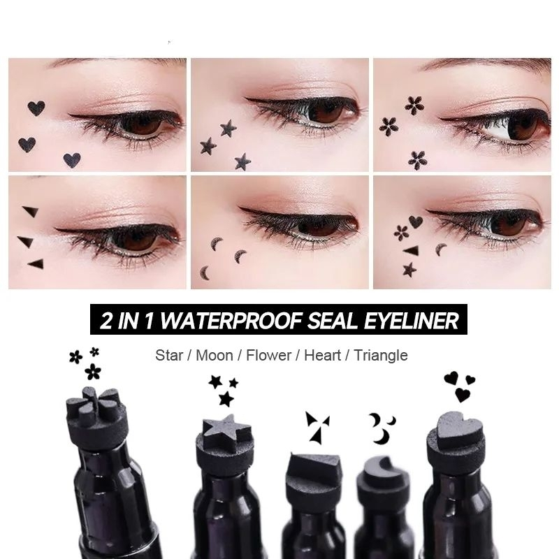 2in1 Eyeliner Stamp Wing Eyeliner Waterproof Stamp Eyeliner 2 in 1 Eye
