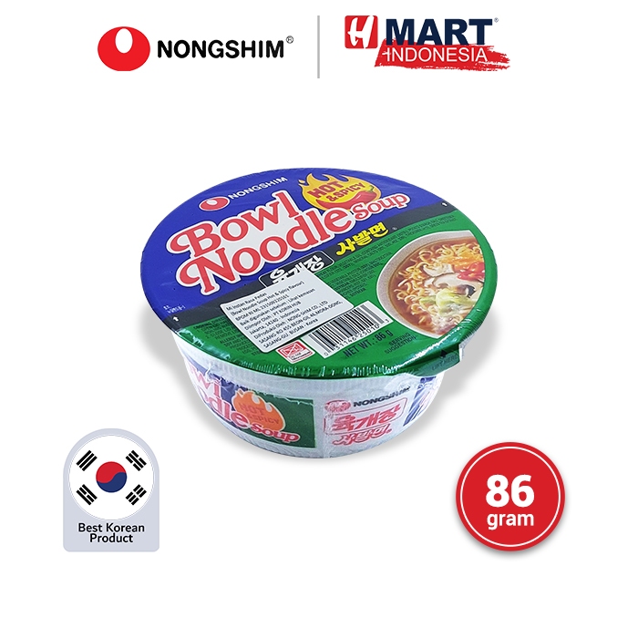 

NONGSHIM Bowl Noodle Hot & Spicy 86g