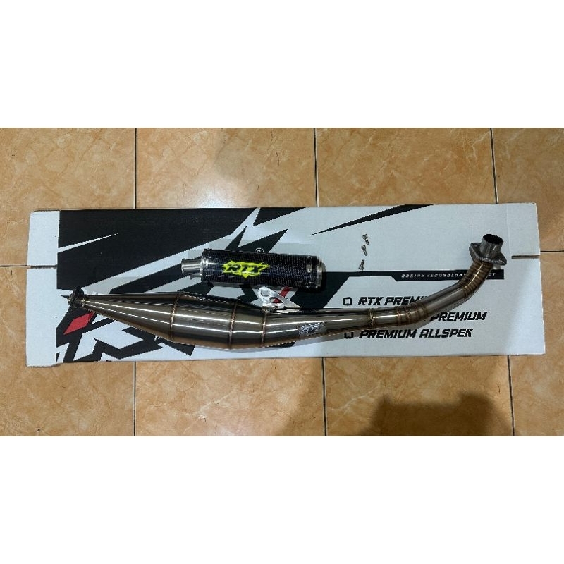 KNALPOT RACING F1ZR FIZR FORCE1 FIZ KOLONG SAMPING STAINLESS CARBON KEVLAR