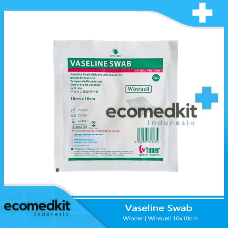 Kasa Jaring Antibiotik Penutup Luka Wintuell 10x10cm Pcs