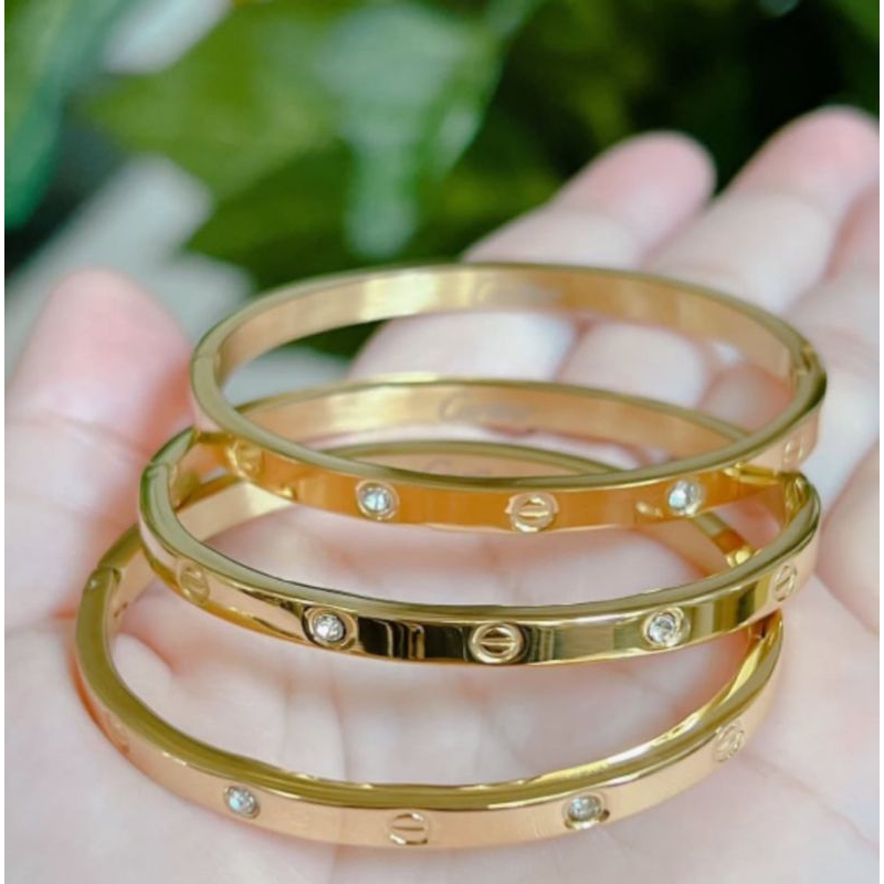 Gelang cartier set isi 3