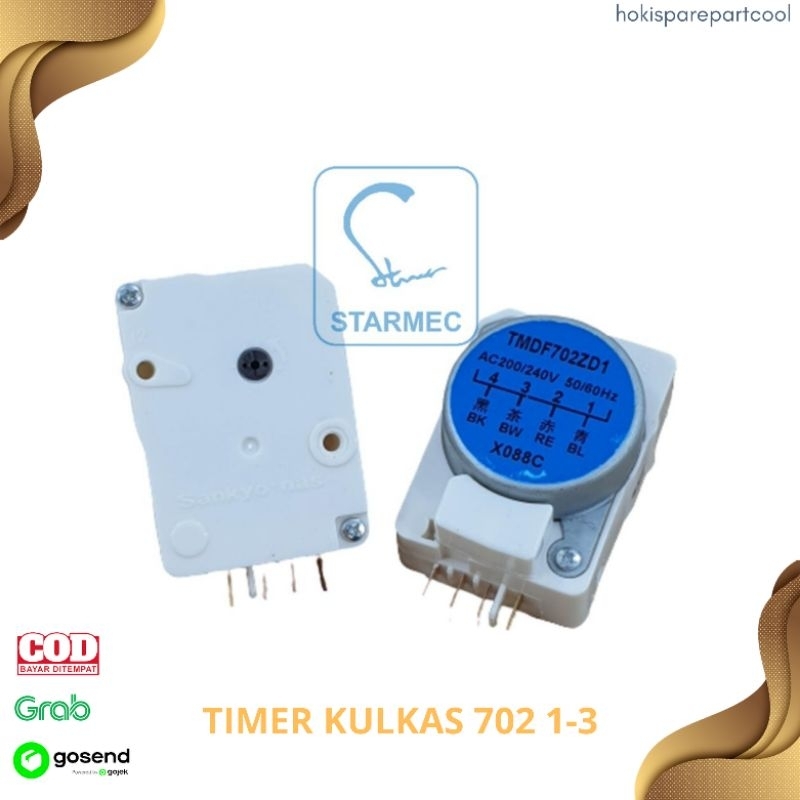 TIMER KULKAS 1-3 TMDF702 ZD1