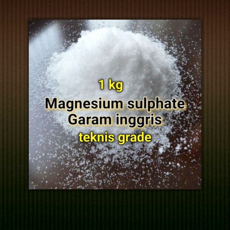 

magnesium sulphate garam inggris grade teknis