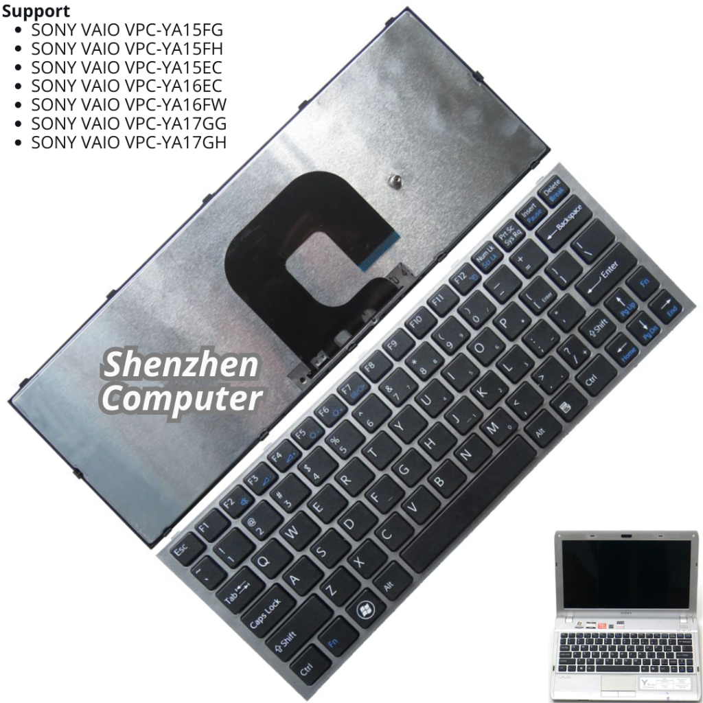 KEYBOARD SONY VAIO VPC-YA15FG VPC-YA15FH VPC-YA15EC VPC-YA16EC VPC-YA16FW NEW HIGT QUALITY