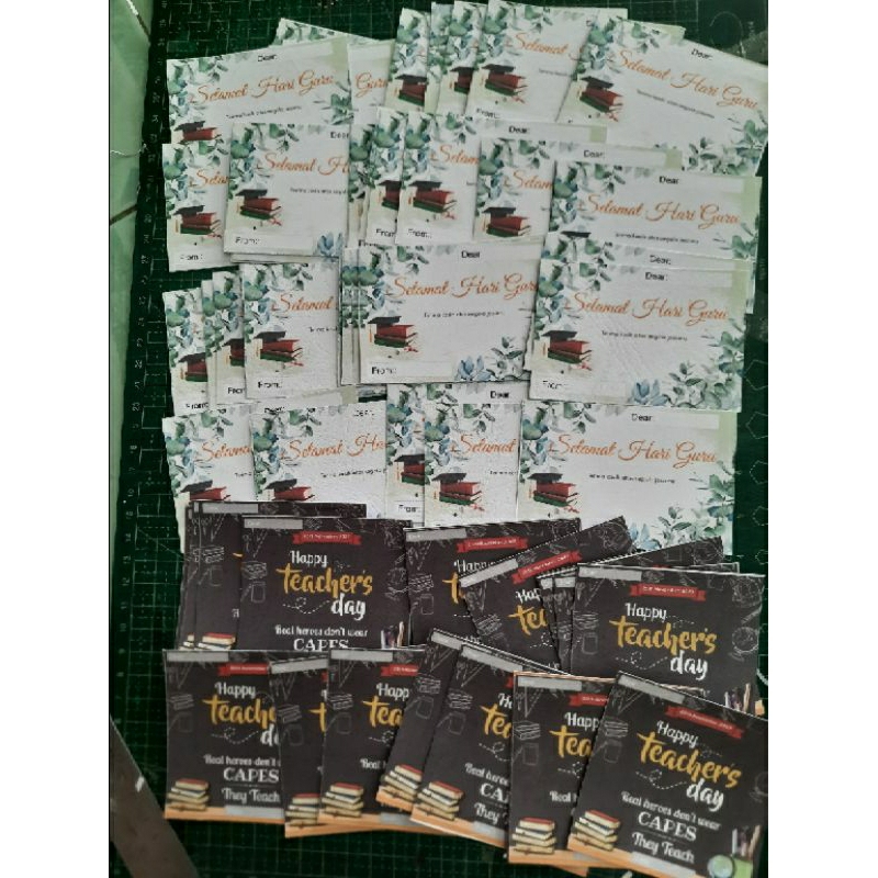 happy teacher's day card / kartu ucapan hari guru