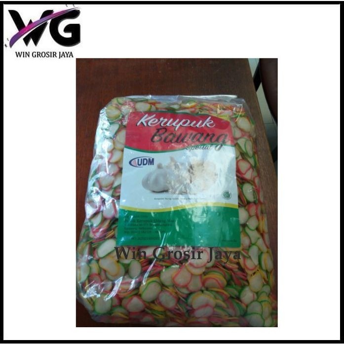 

Makanan Ringan / Kerupuk Bawang Putih Special UDM - 1 ball isi 5kg