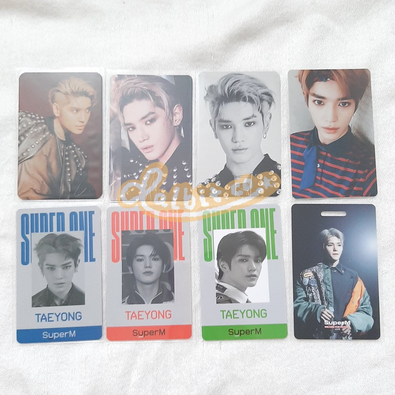 NCT 127 SUPERM TAEYONG PHOTOCARD (JOPPING STAMP, PROKEY PROJECT KEYRING, AIRPODS, EXHIBITION NAME TA