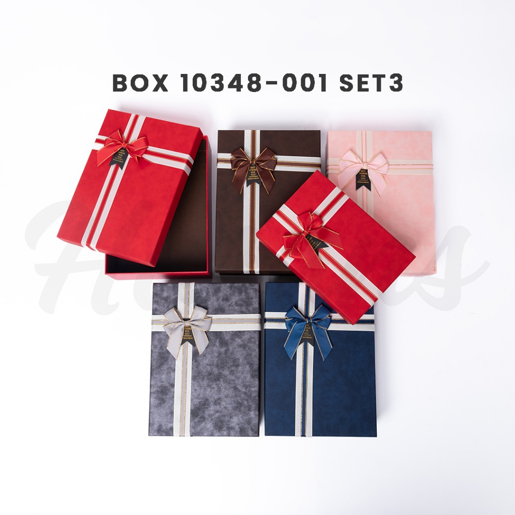 

[1 Set] Box Kado / Kotak Hampers / Hard Box / Gift Box / Kotak Kado Hadiah / Box 10348-001 Set3