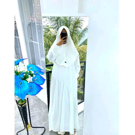 COUPLE ALUNA GAMIS FREE HIJAB / DREES COUPLE GAMIS ALUNA / GAMIS BAHAN CRINGKLE