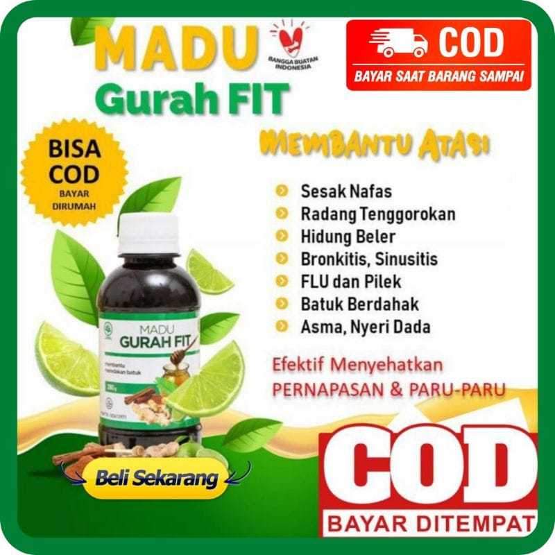 Madu Gurahfit Madugurahfit Madu Gurah Fit Ori Obat Gangguan Pernapasan