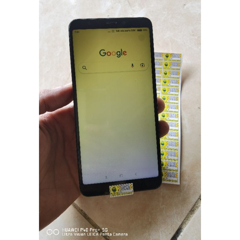 lcd xiaomi redmi 5 biasa frame ori original copotan cabutan tested murah