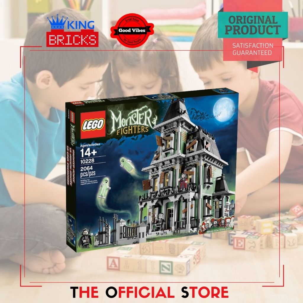 LEGO Original CREATOR EXPERT 10228 Haunted House - Mainan Anak Modular Koleksi Exclusive Rare