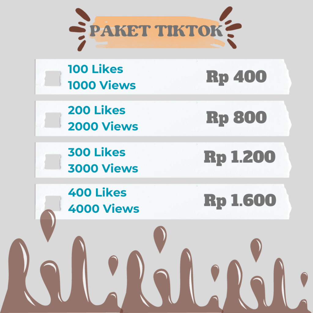 Tiktok FYP Paket Like View Lengkap