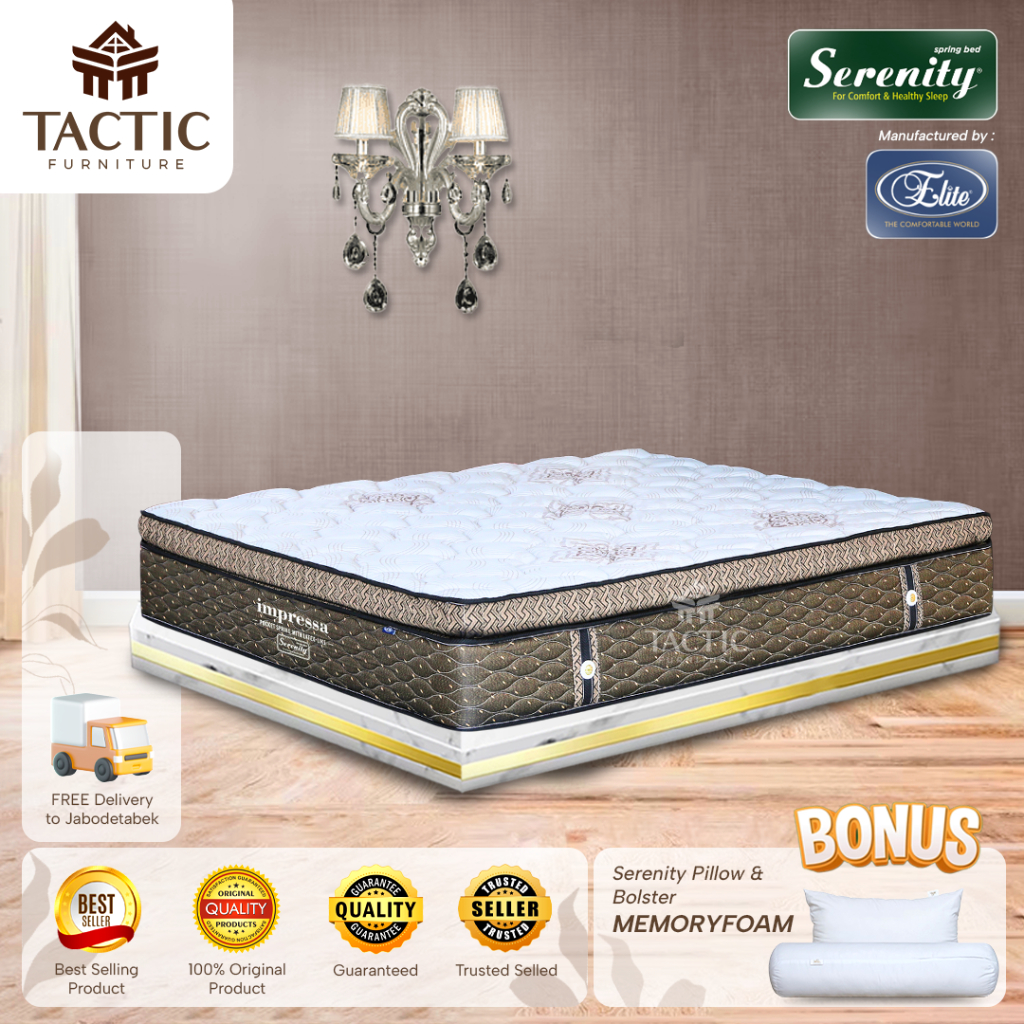 SPRINGBED ELITE SERENITY IMPRESSA POCKET LATEX | MATRAS ONLY