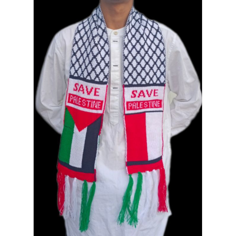 Syal Rajut Palesina Syal Rajut Palestina Bahan Premium Syal Rajut Palestinamurah SYAL PALESTINA SYAL