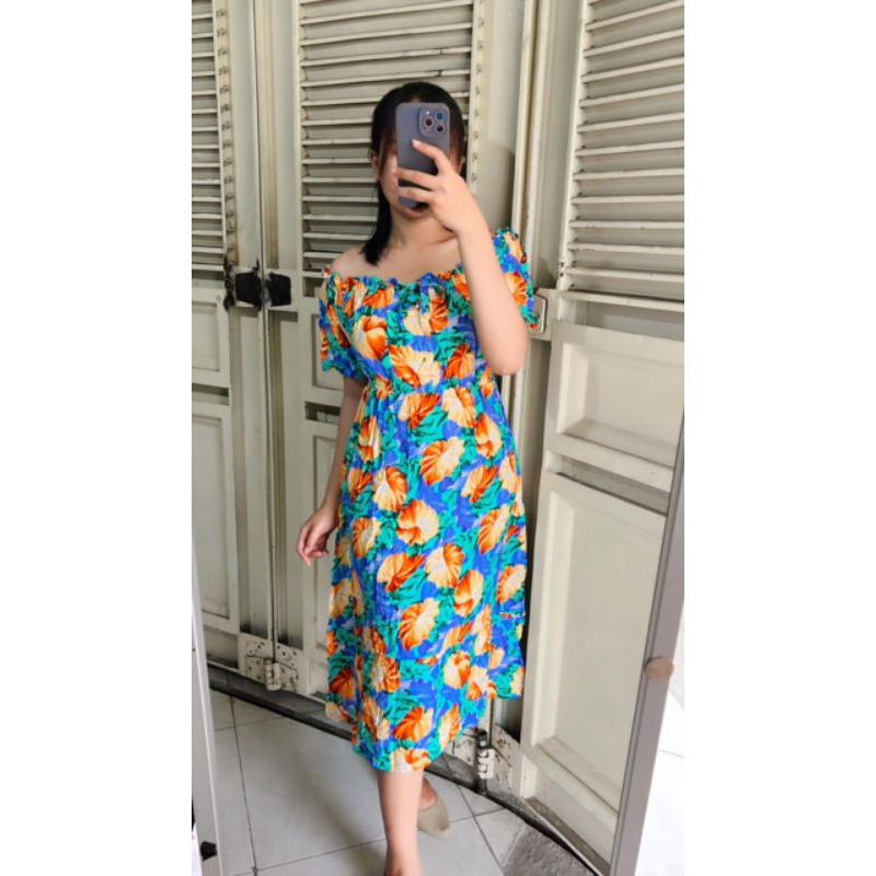 daster bali panjang ariana kerah karet tali