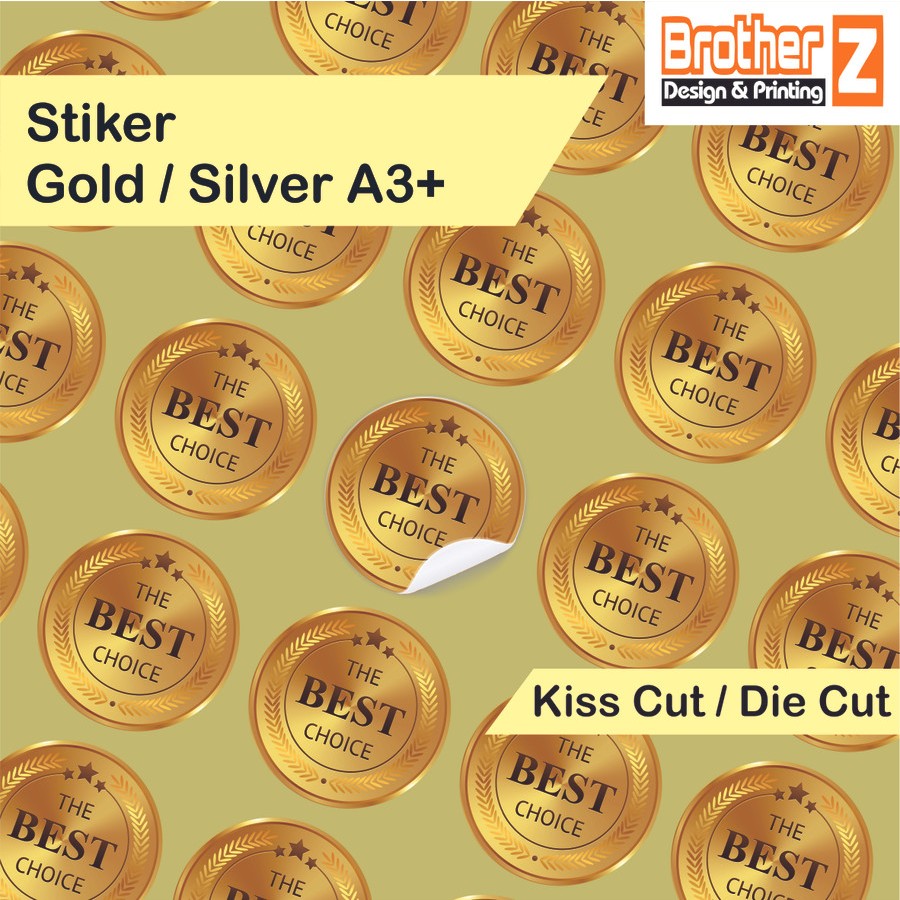 

Cetak Stiker | Stiker Label | Stiker Gold / Silver A3+