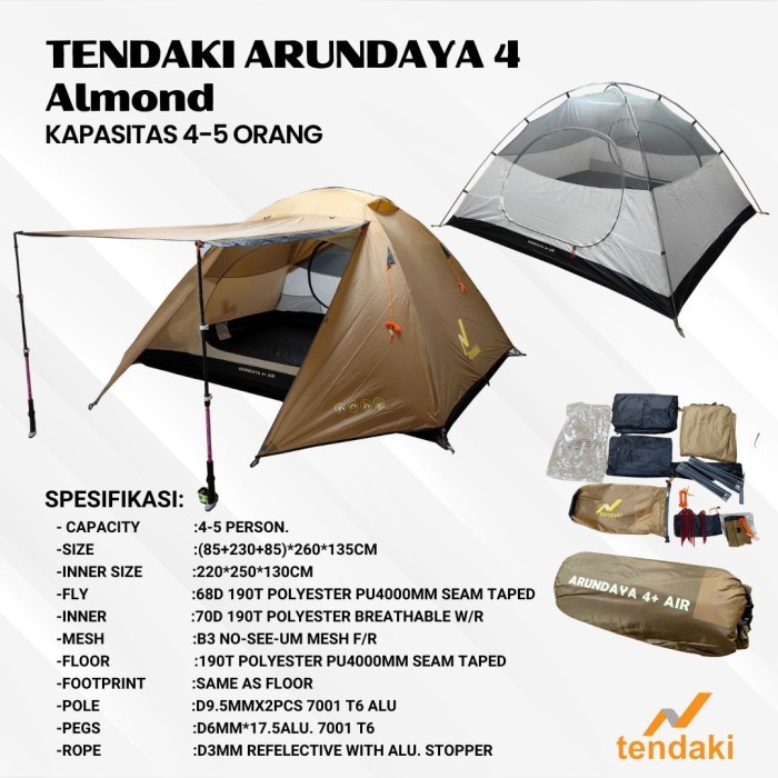 Tendaki Arundaya 4 Almond