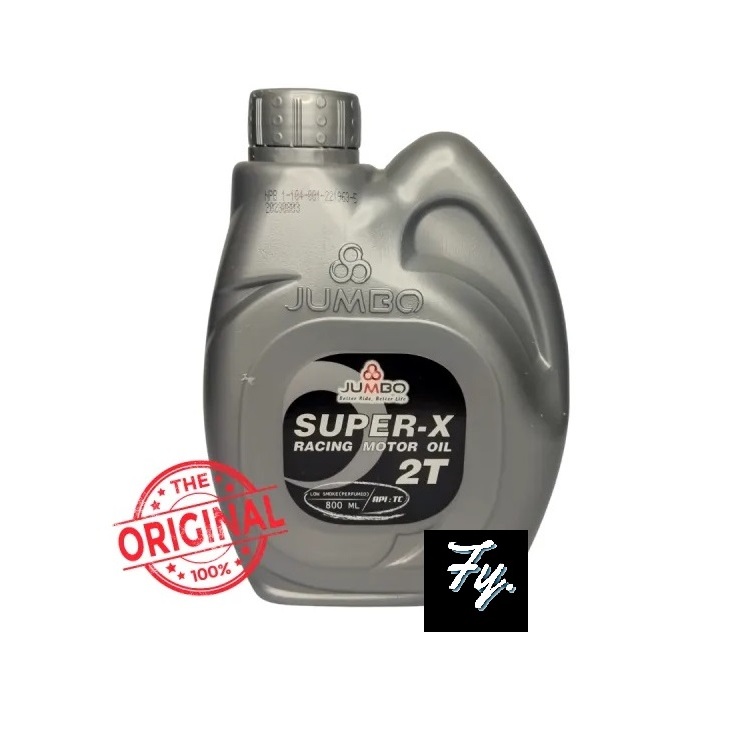 OLI SAMPING Jumbo 2T Racing 800ml/JUMBO SUPER X 2T racing 800ml, UNTUK MOTOR 2 TAK YAMAHA, HONDA, SU