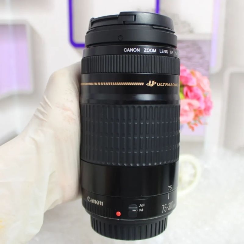 Lensa Tele Canon 75-300mm Ultrasonic