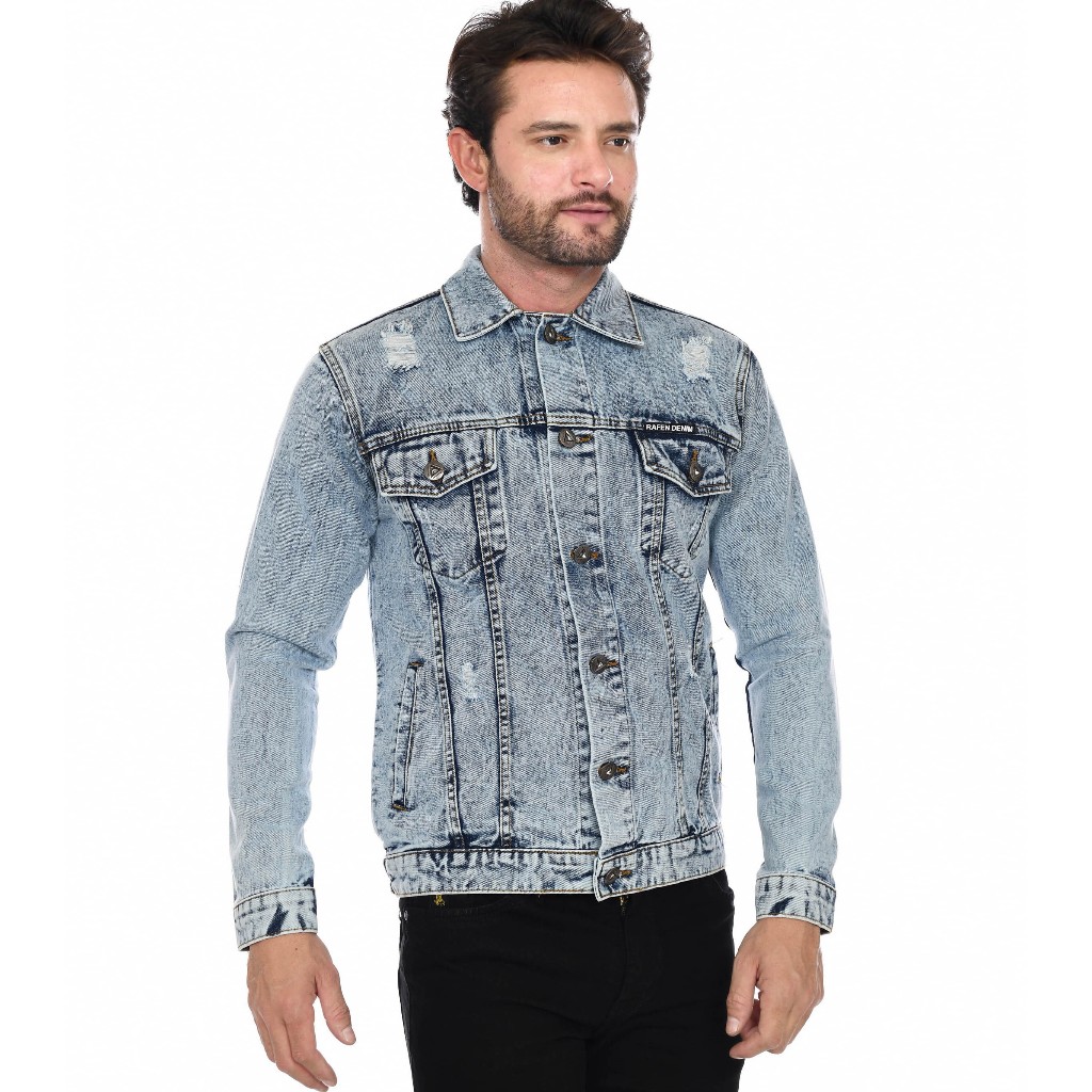 New Product Rafen Jaket Jeans Denim Pria Wanita Unisex Original