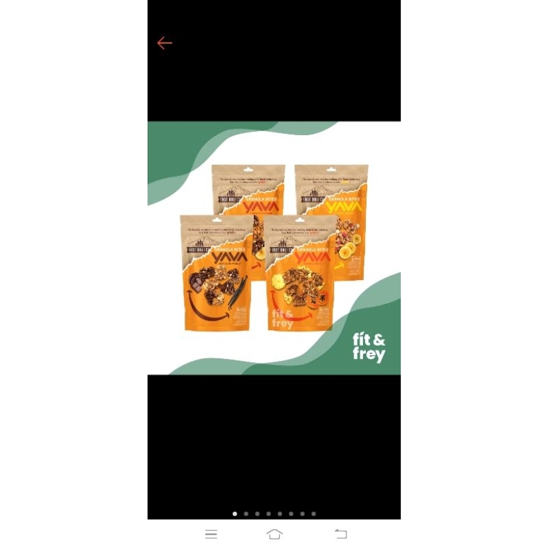 

Yava Granola Bites 125gr