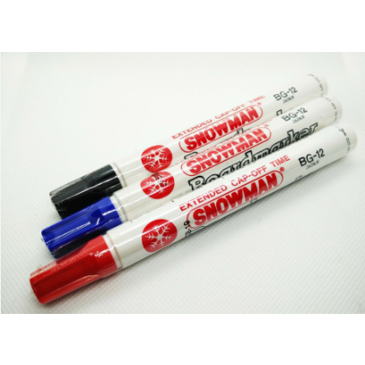 

SPIDOL PAPAN TULIS// WHITEBOARD //SNOWMAN BOARDMARKER BG-12