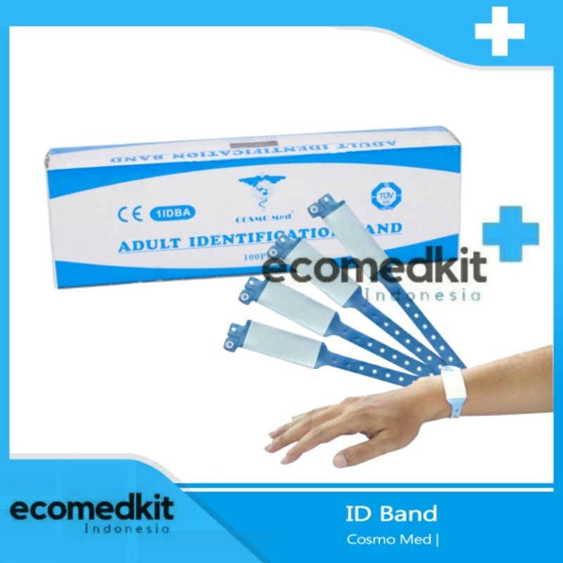Gelang Pasien Rumah Sakit/Klinik ID Band Dewasa CosmoMed