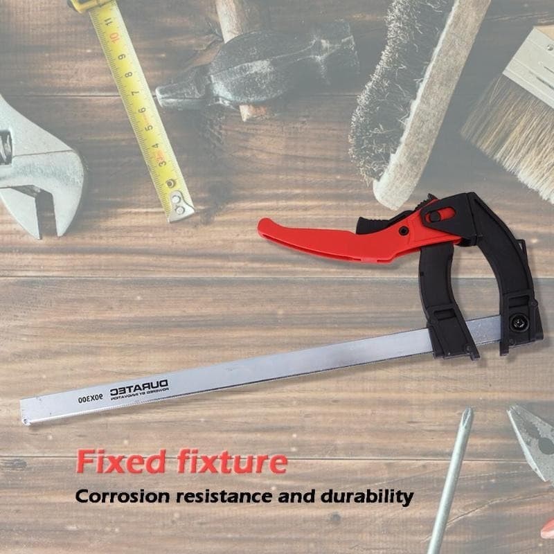 DURATEC Profesional Clamp Ratchet F Style 300mm Woodworking Quick Grip