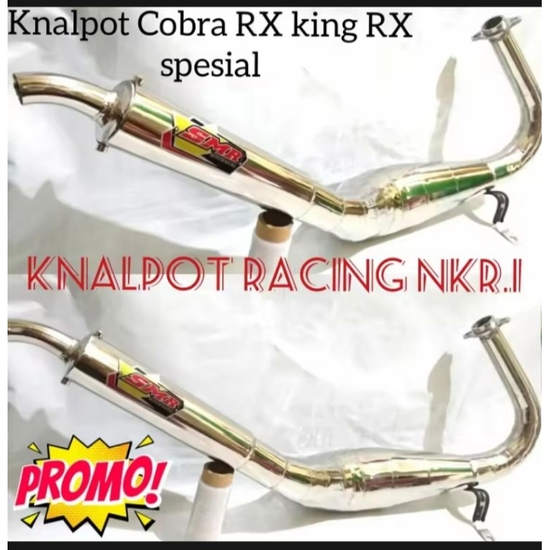 Knalpot rx king rx spesial kolong cobra chrome SMR Purbalingga
