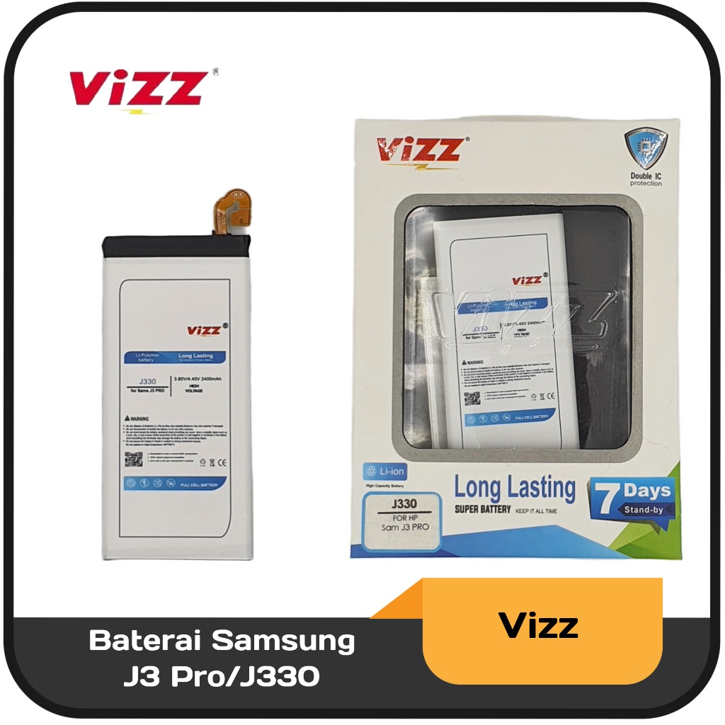 Baterai Samsung J3 pro/J330 Original Vizz
