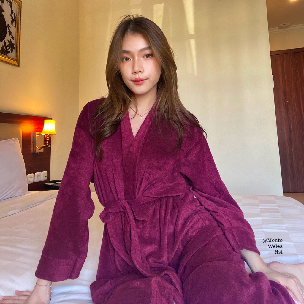 Hst Hotelian Bathrobe ( Kimono Handuk Hst Hotel dan Spa) `` Wool Edition
