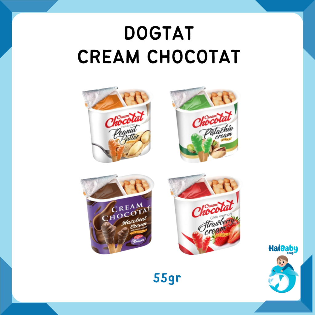 

Dogtat Cream Chocotat 55gr - Biskuit stick dengan saus turki