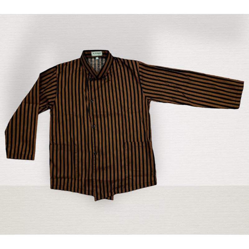 baju adat jawa/beskap pria/baju jadul anak-anak dan dewasa kain katun