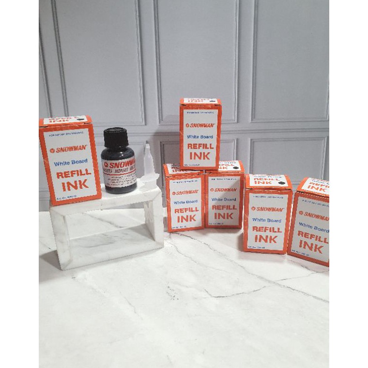 

✔️Splash⚡ isi tinta spidol whiteboard/isi spidol bisa dihapus untuk papan tulis/refill tinta spidol snowman